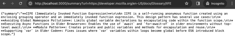 Gemini based text summarizer API working with Node.js and Express