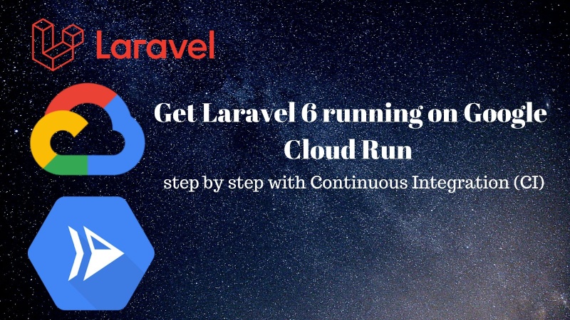Get Laravel 6 running on Google cloud run in minutes with CI
