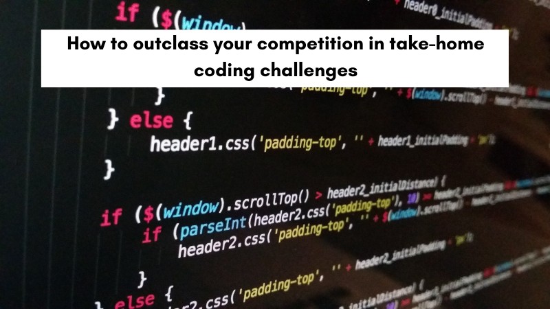 Take-home coding challenges code example