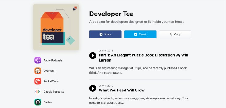 Developer Tea Podcast