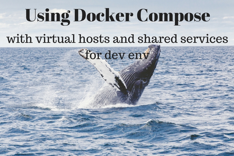 Docker compose with vhost and shared services