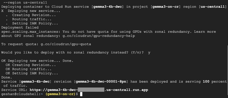 Gemma 3 deploy with Gcloud run command Gemma 3 deploy with Gcloud run command