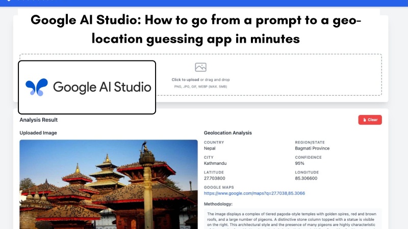 Generate, create and deploy a geo-location guessing app using Google AI Studio and run it on Google Cloud Run Generate, create and deploy a geo-location guessing app using Google AI Studio and run it on Google Cloud Run
