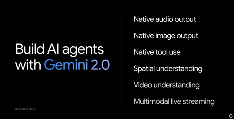 Google Gemini 2.0 capabilities