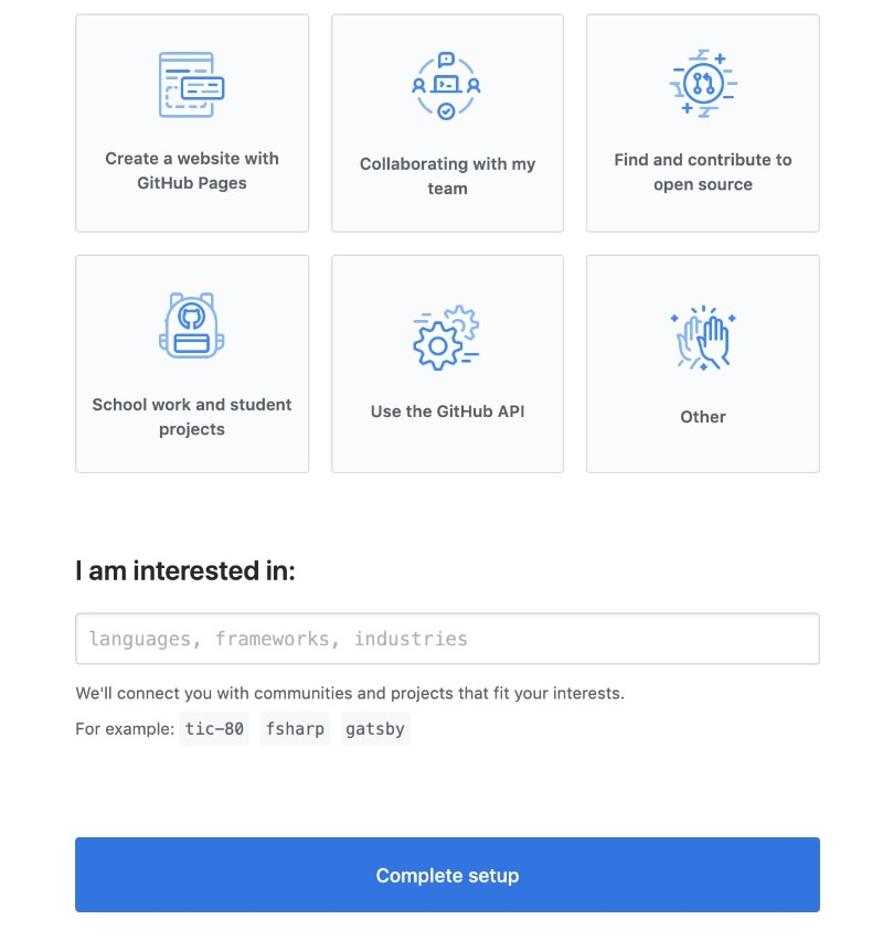 Complete your Github Set up