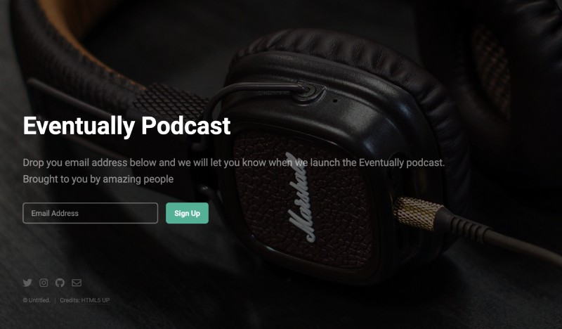 We are building an imaginary podcast wait list with Node.js and Express