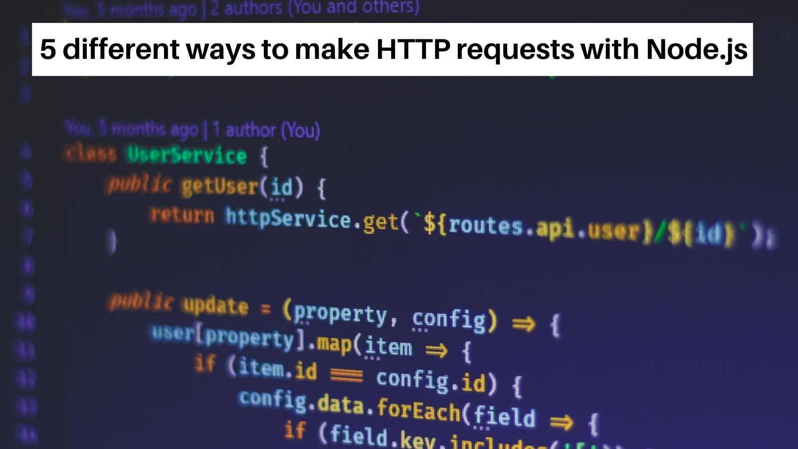 5 different ways to make HTTP requests with Node.js