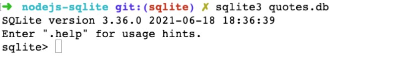 SQLite CLI to run SQL commands