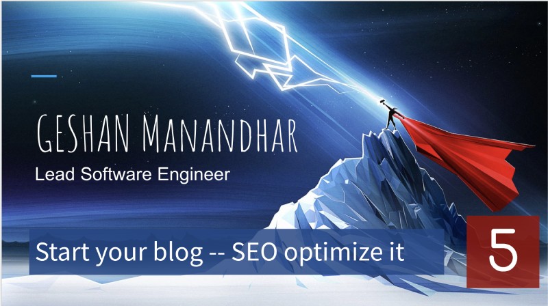 Only talk of the year on Blog and SEO