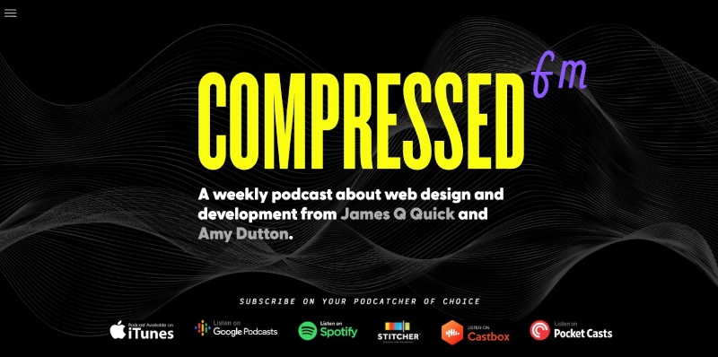 Compressed FM podcast about web design and development