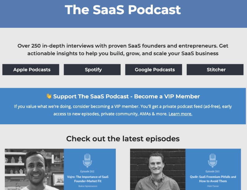 The SAAS podcast Software engineering podcast